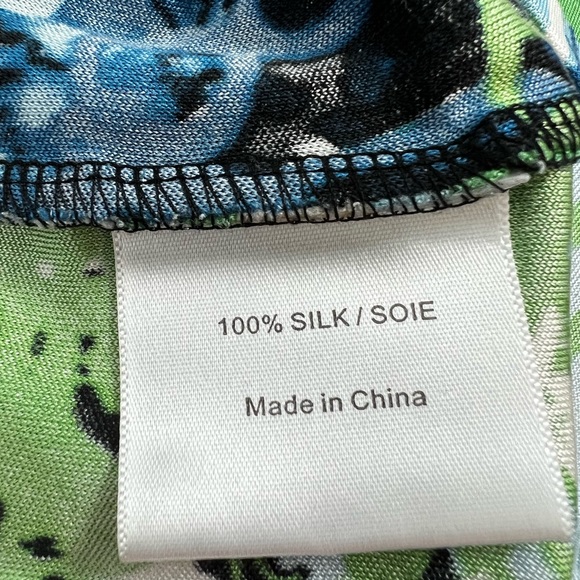 TORY BURCH Silk Print Dress SZ S - Picture 7 of 7